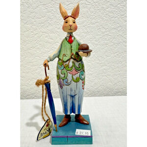 Jim Shore Designs 2008 Bunny Bright Gentleman Bunny Figurine No. 4012456 w Box